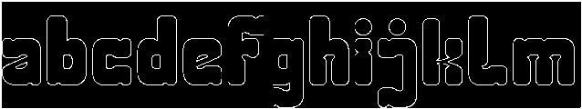 ELEPHANT TRUNK-Hollow-Inverse otf (400) FONT