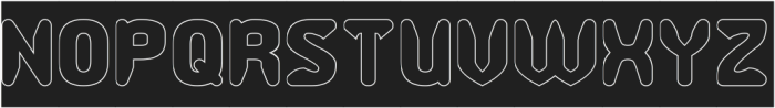 ELEVATION-Hollow-Inverse otf (400) Font UPPERCASE