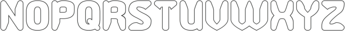 ELEVATION-Hollow otf (400) Font UPPERCASE
