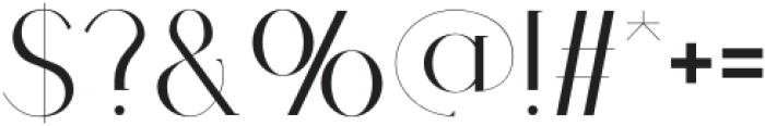 ELMONZA Regular otf (400) Font OTHER CHARS