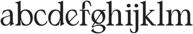 El Fonte Angelia Medium otf (500) Font LOWERCASE