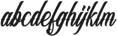 El Guapo Regular otf (400) Font LOWERCASE