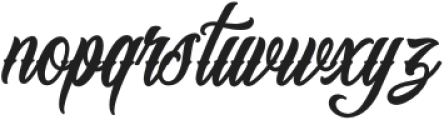 El Guapo Regular otf (400) Font LOWERCASE