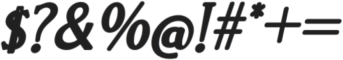 ElKatanaBold-Italic otf (700) Font OTHER CHARS