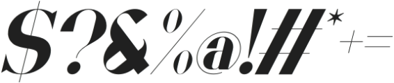 Elafolk Italic otf (400) Font OTHER CHARS