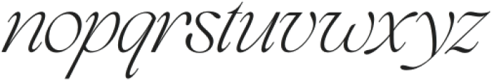 Elagern Italic otf (400) Font LOWERCASE