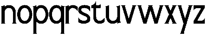 Elanche-Regular otf (400) Font LOWERCASE