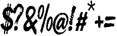 Elanova Brush Bold otf (700) Font OTHER CHARS