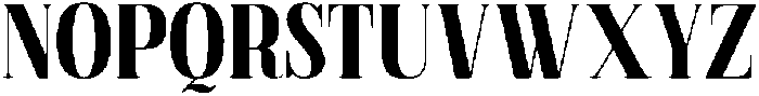 Elanova Serif Bold otf (700) Font UPPERCASE