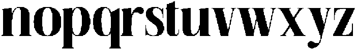 Elanova Serif Bold otf (700) Font LOWERCASE