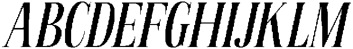 Elanova Serif Regular Italic otf (400) Font UPPERCASE