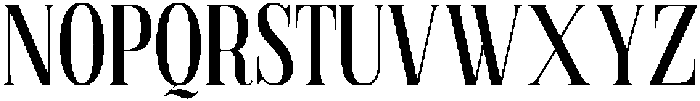 Elanova Serif Regular otf (400) Font UPPERCASE