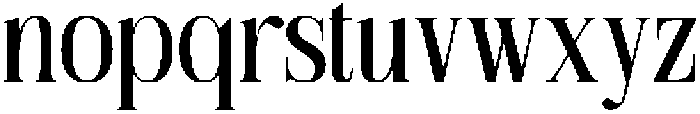 Elanova Serif Regular otf (400) Font LOWERCASE