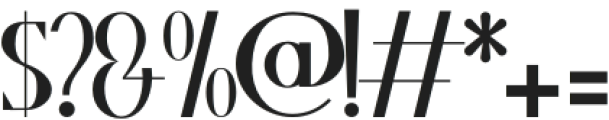 Elanrose-Regular otf (400) Font OTHER CHARS