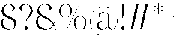 Elarose-Regular otf (400) Font OTHER CHARS