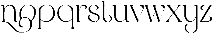 Elarose-Regular otf (400) Font LOWERCASE
