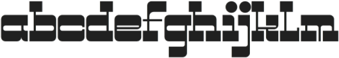 Elastic Square Regular otf (400) Font LOWERCASE