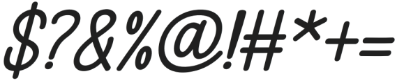 Elation Italic Regular otf (400) Font OTHER CHARS