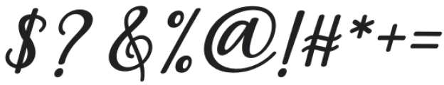 Elation Script Italic Regular otf (400) Font OTHER CHARS