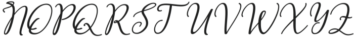 Elation Script Italic Regular otf (400) Font UPPERCASE