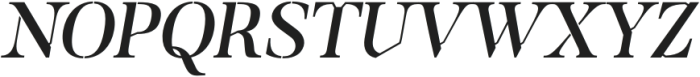 Elayne-Regular Bold Italic otf (700) Font UPPERCASE