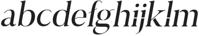 Elayne-Regular Italic otf (400) Font LOWERCASE