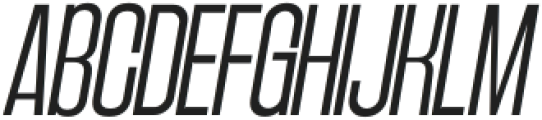 Elbaf Extra Light Italic otf (200) Font UPPERCASE