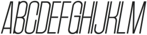 Elbaf Thin Italic otf (100) Font UPPERCASE