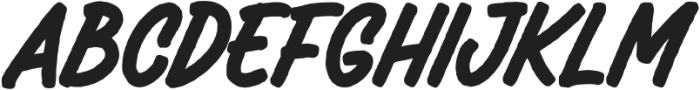Elbrush Signation Display Solid otf (400) Font LOWERCASE