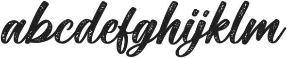 Elbrush Signation Script otf (400) Font LOWERCASE