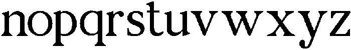 Elcherin Regular otf (400) Font LOWERCASE