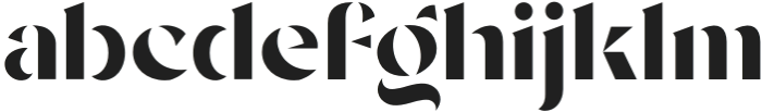 Elda Regular otf (400) Font LOWERCASE