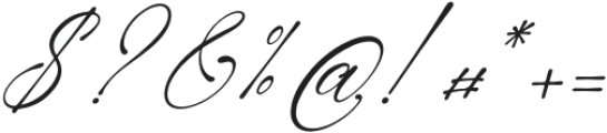 Eldiyamor Italic otf (400) Font OTHER CHARS