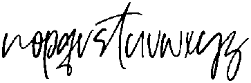 Eleanor otf (400) Font LOWERCASE