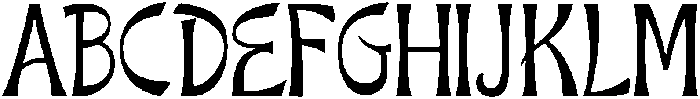 Eleanora Regular otf (400) Font UPPERCASE
