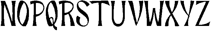 Eleanora Regular otf (400) Font UPPERCASE