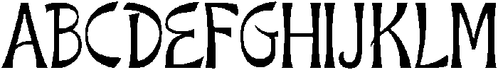 Eleanora Regular otf (400) Font UPPERCASE