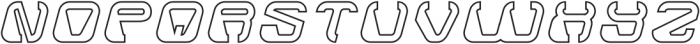 Electro Magnet-Hollow otf (400) Font UPPERCASE