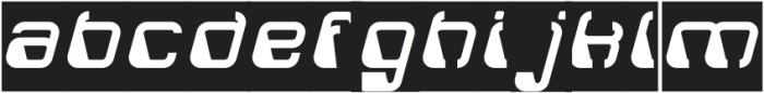 Electro Magnet-Inverse otf (400) Font LOWERCASE
