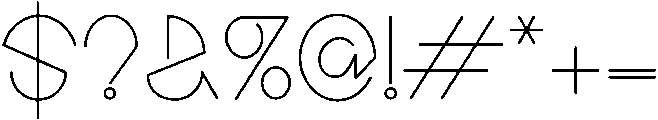 Electro ttf (400) Font OTHER CHARS