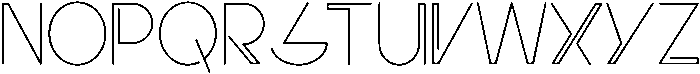 Electro ttf (400) Font UPPERCASE