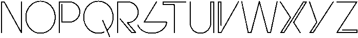 Electro ttf (400) Font LOWERCASE