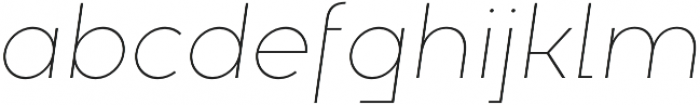 Electronica Light Italic otf (300) Font LOWERCASE