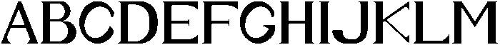 Elegance Regular otf (400) Font UPPERCASE