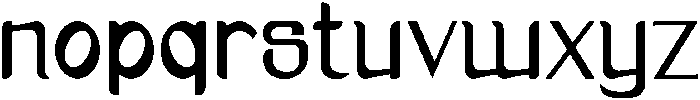 Elegance Regular otf (400) Font LOWERCASE