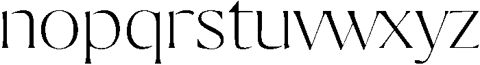 Elegance Regular otf (400) Font UPPERCASE