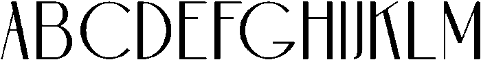 Elegance otf (400) Font UPPERCASE