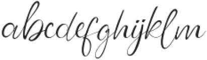 EleganceSignature-Script otf (400) Font LOWERCASE