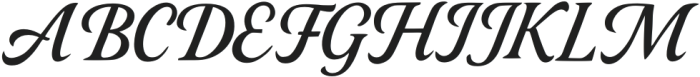 Elegancy otf (400) Font UPPERCASE