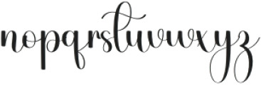 Elegant Alphabet Regular otf (400) Font LOWERCASE
